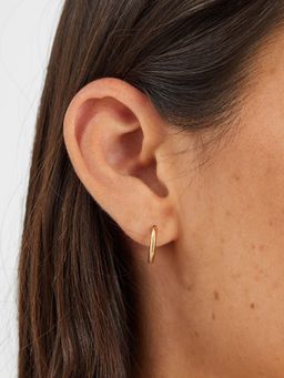 Accessorize London - Gold Small Hoop Earrings