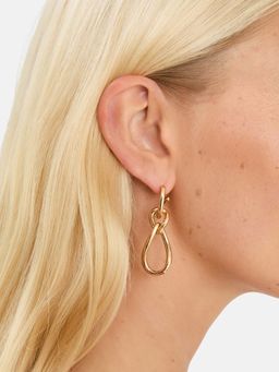 Accessorize London - Gold Link Drop Earrings
