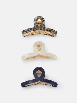 Accessorize London - Multi-Color Mini Animal Twist Hair Clutchers (Pack of 3)
