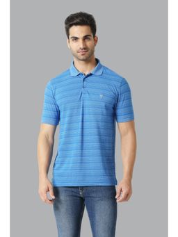 Van Heusen Innerwear - Athleisure Men Ultra Soft & Short Sleeve Polo T-Shirt - Marine Blue