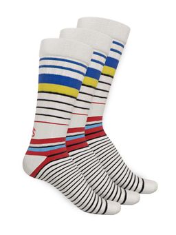 TalkingSox - Unisex Multi-Color Bamboo Crew Seamless & Breathable Socks (Pack of 3)