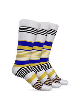 TalkingSox - Unisex Multi-Color Bamboo Crew Ideal for Sports Running & Hiking Socks (Pack of 3)
