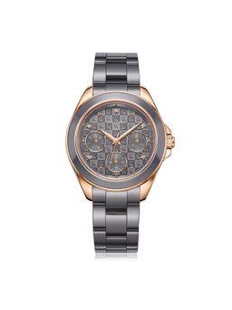 Alexandre Christie - Grey Women Multifunction Watch - 2A70Bfbrggr (M)