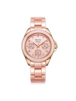 Alexandre Christie - Pink Women Multifunction Watch - 2A70Bfbrgpn (M)