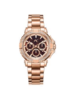 Alexandre Christie - Rose Gold Women Multifunction Watch - 9205Bfbrgbodr (M)