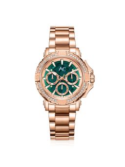 Alexandre Christie - Rose Gold Women Multifunction Watch - 9205Bfbrggndr (M)