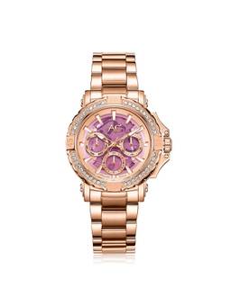 Alexandre Christie - Rose Gold Women Multifunction Watch - 9205Bfbrglkdr (M)