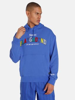 Puma - Uptown Graphic Mens Blue Hoodie