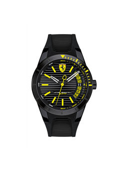 Scuderia Ferrari - Black Dial Round Analog Watch-0830426