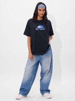 The Souled Store - Official Inside Out Sadness Women Oversized T-Shirt