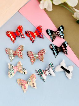 Silvermerc Designs - Set Of 10 Butterfly Alligator Clip