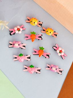 Silvermerc Designs - Set Of 10 Alligator Hair Pins for Girls