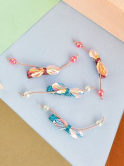 Silvermerc Designs - Set Of 4 Glitter Hair Clip Accessory