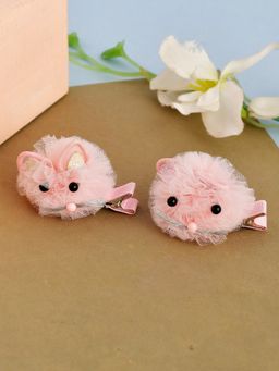 Silvermerc Designs - Set Of 2 Fur Girl Hair Clip