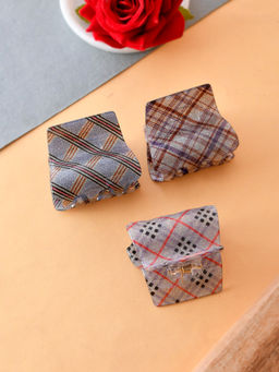 Silvermerc Designs - Set of 3 Multi Colored Claw Clips