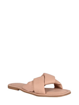 Eske - Pink Glenda Genuine Leather Slip On Flats