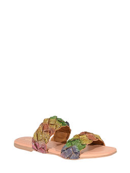 Eske - Multi-Color Elle Genuine Leather Slip On Flats