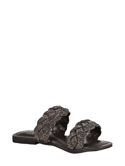 Eske - Black Elle Genuine Leather Slip On Flats