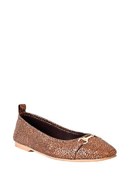 Eske - Bronze Helga Genuine Leather Ballerina