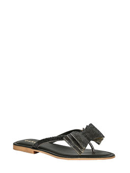 Eske - Black Sophie Genuine Leather Slip On Flats