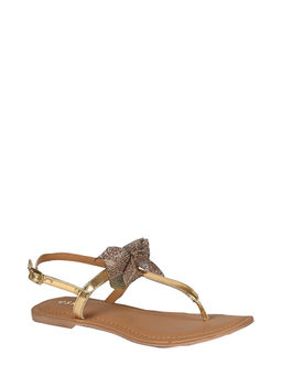 Eske - Gold Mitzi Genuine Leather Sandals