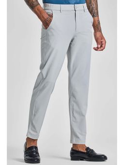 Snitch - Light Grey Slim Fit Stretch Chinos