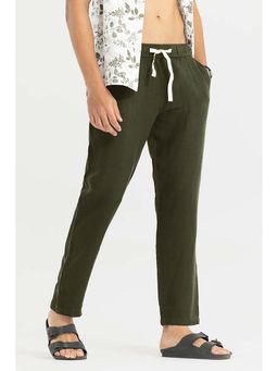 Snitch - Ace Olive Linen Pant