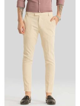 Snitch - Yann Beige Plain Slim Fit Trouser