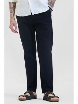 Snitch - Black Stripes Slim Fit Trouser