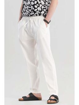 Snitch - Wafty White Linen Trouser