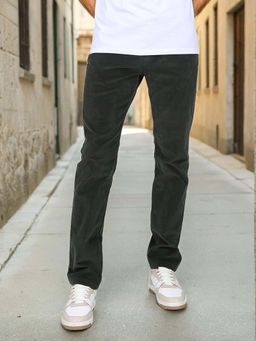 Lee - Men Green Mid Rise Slim Tapered Fit Trouser