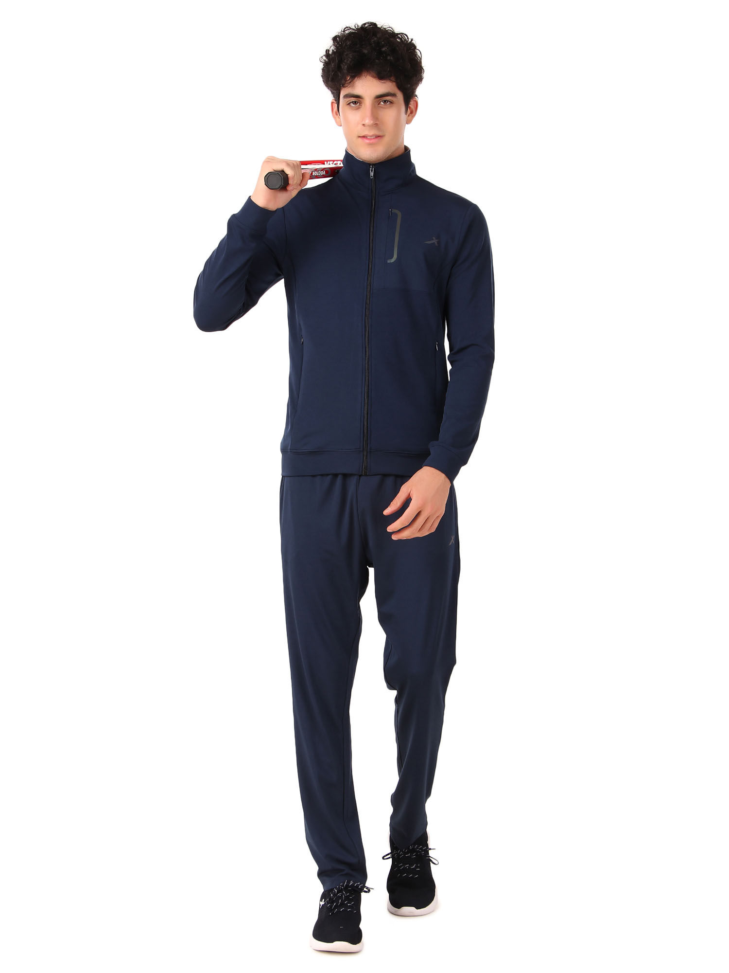 Buy Vector X Navy Blue OTS-318 Mens Solid Winter Sports Gym Zipper Buy Vector X Navy Blue OTS-318 Mens Solid Winter Sports Gym Zipper