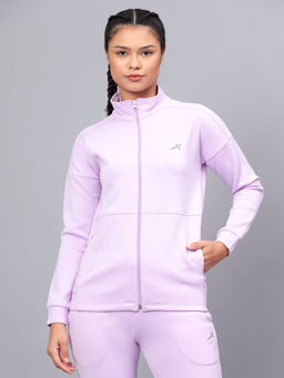 Vector X - Lavender Women Winter Wear Full Sleeves Regular Fit Sports Wear Jacket