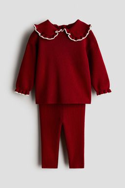 H&M - Girls 2-Piece Rib-Knit Cotton Set