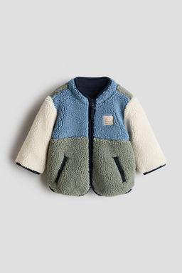 H&M - Boys Multi-Color Teddy Jacket