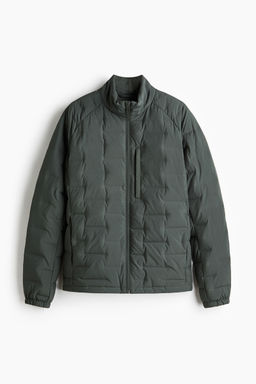 H&M - Men Green Regular Fit Insulated Jacket With Thermomove