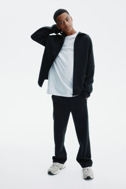 H&M - Boys Black Sports Hoodie With Drymove