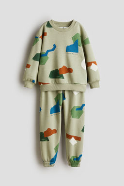 H&M - Boys 2-Piece Printed Sweatshirt Set