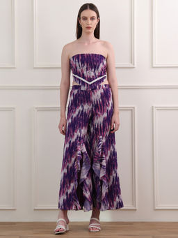 PURVAJA - Women Printed Purple Co-Ord Set
