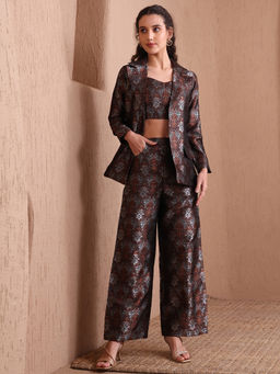 PURVAJA - Women Printed Blue Co-Ord Set