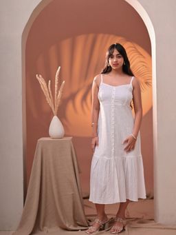 KAKOI - White Mani Dress
