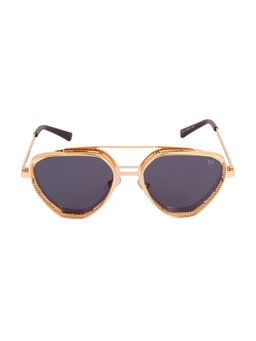 Voyage - Black Oval Sunglass for Unisex (2171MG3614)