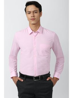 Peter England - Men Pink Slim Fit Formal Shirt