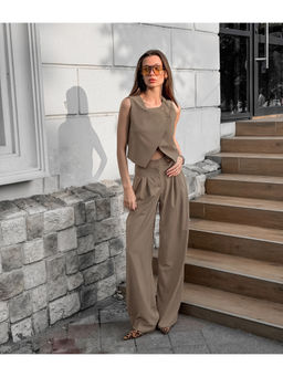 Miakee - Brown Meester Co-Ord (Set of 2)