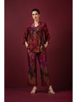 Sonia Baderia - Floral Print Embellished Co-Ord (Set of 2)