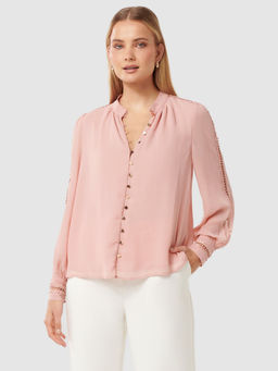 Forever New - Simona Trim Sleeve Top