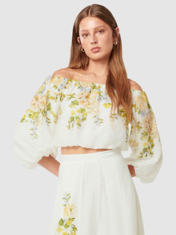 Forever New - Gardenia Bardot Crop Top