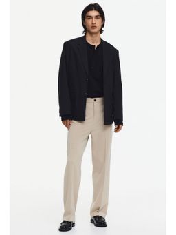 H&M - Men Beige Relaxed Fit Trousers