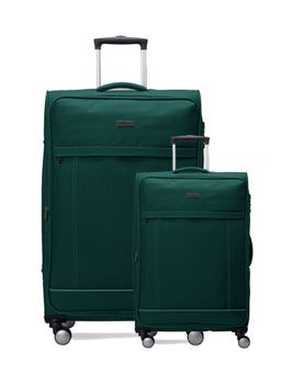 CARRIALL - Eternal Green Large and Small Luggage Bag (Set of 2)