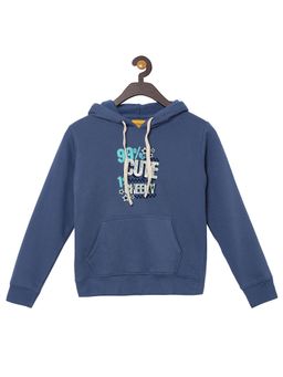 Instafab - Kids Printed Hooded Stylish Sweatshirt